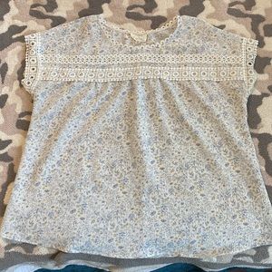 Flower and Feather 3XL Top